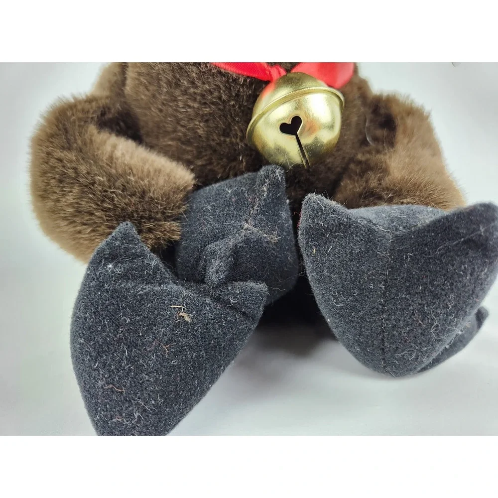 Ferdinand Bull Brown Cow Plush Hand Puppet Applause Tag‎ Stuffed Animal Vintage